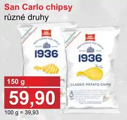 PLUS JIP San Carlo chipsy nabídka