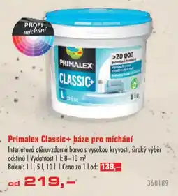 Uni Hobby Primalex Classic+ báze pro míchání nabídka