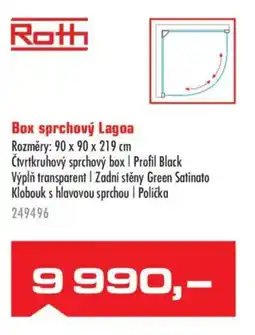 Uni Hobby Roth Box sprchový Lagoa nabídka