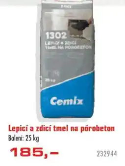 Uni Hobby Cemix lepicí a zdící tmel na pórobeton nabídka