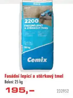 Uni Hobby Cemix fasádní lepicí a stěrkový tmel nabídka