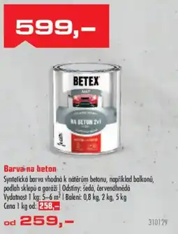 Uni Hobby Betex barva na beton nabídka
