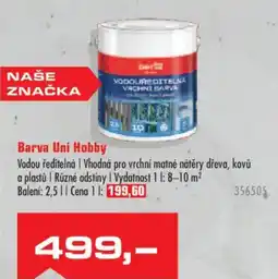 Uni Hobby Barva Uni Hobby nabídka