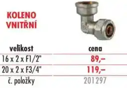Uni Hobby Koleno vnitřní nabídka
