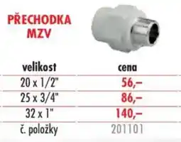 Uni Hobby Přechodka mzv nabídka
