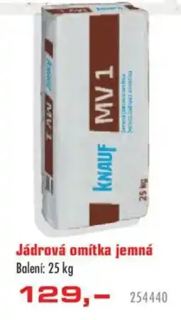 Uni Hobby Knauf jádrová omítka jemná nabídka