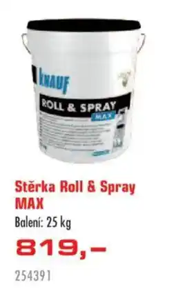 Uni Hobby Knauf stěrka roll & spray max nabídka