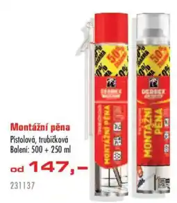 Uni Hobby Dedeker montážní pěna nabídka