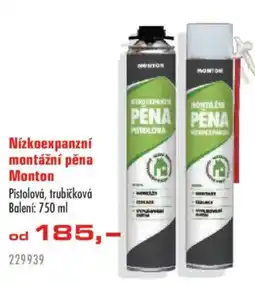 Uni Hobby Monton nízkoexpanzní montážní pěna nabídka