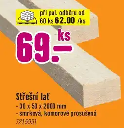 Hornbach Střešní lať nabídka