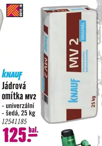 Knauf jádrová omítka mv2