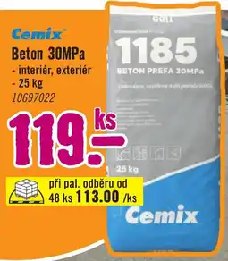 Hornbach Cemix beton 30mpa nabídka