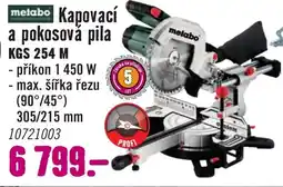 Hornbach metabo kapovací a pokosová pila kgs 254 m nabídka