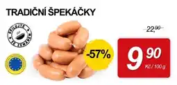 ZEMAN Tradiční špekáčky nabídka
