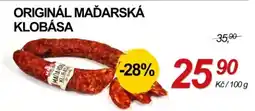 ZEMAN Maďarská klobása nabídka