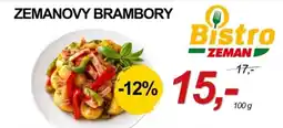 ZEMAN Bistro Zeman zemanovy brambory nabídka