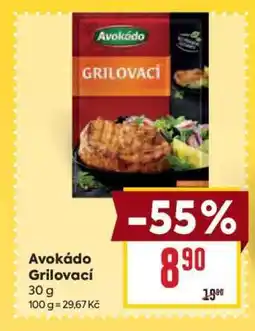 Billa Avokádo Grilovací nabídka