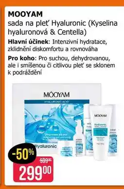 Teta MOOYAM sada na plet' Hyaluronic (Kyselina hyaluronová & Centella) nabídka