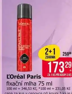 Teta L'Oréal Paris fixační mlha nabídka