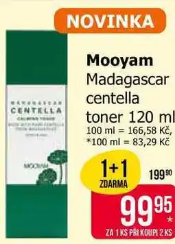 Teta Mooyam Madagascar centella toner nabídka