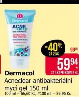Teta Dermacol Acneclear antibakteriální mycí gel nabídka