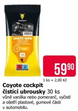 Teta Coyote cockpit čistící ubrousky nabídka