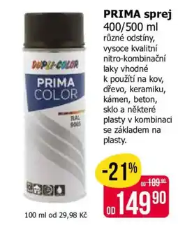 Teta Prima color nabídka