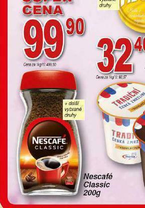 Lidl Nescafé classic instantní káva nabídka