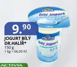 Potraviny CZ Dr.Halír bílý jogurt nabídka