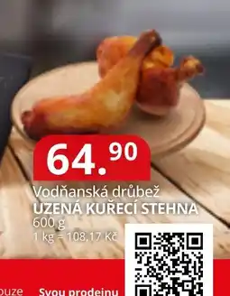 Potraviny CZ Vodňanská drůbež uzená kuřecí stehna nabídka