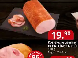 Potraviny CZ Kostelecké uzeniny debrecínská peče nabídka
