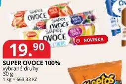 Potraviny CZ Super ovoce 100% nabídka