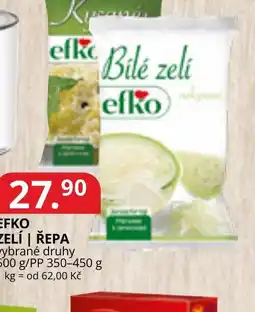 Potraviny CZ efko bílé zelí nabídka