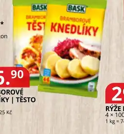 Potraviny CZ Bask bramborové knedlíky nabídka