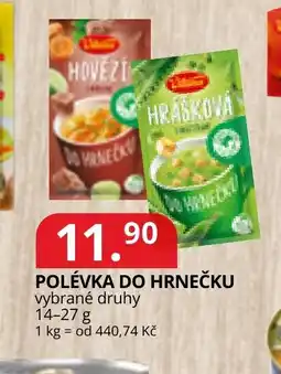 Potraviny CZ Hovězí hrašková polévka do hrnečku nabídka