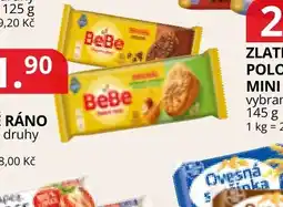 Potraviny CZ BeBe mini nabídka