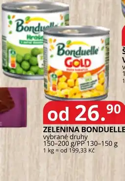 Potraviny CZ Bonduelle zelenina nabídka