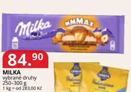 Potraviny CZ Milka nabídka