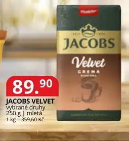 Potraviny CZ Jacobs velvet nabídka