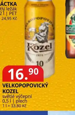 Potraviny CZ Velkopořovický Kozel nabídka