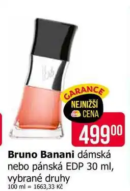 Teta Bruno Banani dámská nebo pánská EDP 30 ml, vybrané druhy nabídka