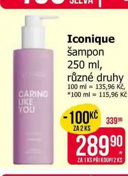 Teta Iconique šampon 250 ml, různé druhy nabídka