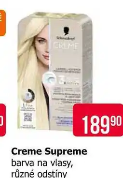 Teta Creme Supreme barva na vlasy, různé odstíny nabídka
