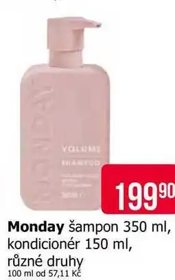Teta Monday šampon 350 ml, kondicionér 150 ml, různé druhy nabídka