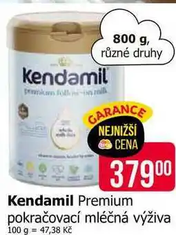 Teta Kendamil Premium pokračovací mléčná výživa nabídka