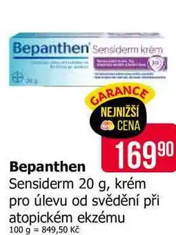 Teta Bepanthen Sensiderm 20 g, krém pro úlevu od svědění při atopickém ekzému nabídka