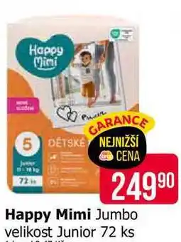 Teta Happy Mimi Jumbo velikost Junior 72 ks nabídka