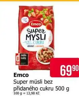 Teta Emco Super müsli bez přidaného cukru nabídka