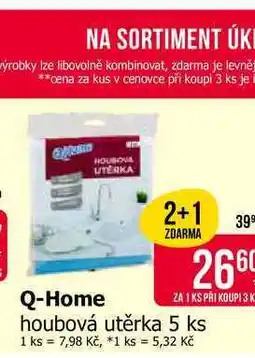 Teta Q-Home houbová utěrka 5 ks nabídka