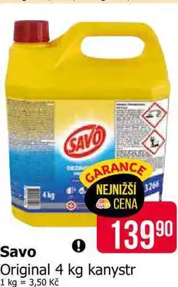 Teta Savo Original 4 kg kanystr nabídka